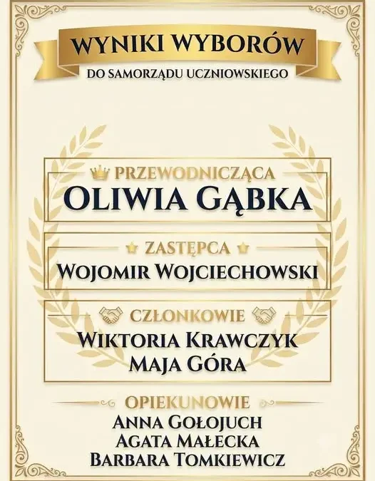 Nowy Samorząd Uczniowski wybrany w SP nr 1 w Ustrzykach Dolnych