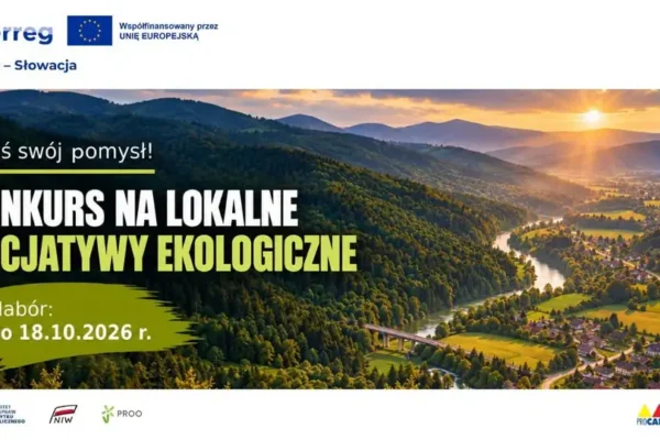 Konkurs na lokalne inicjatywy ekologiczne. Nabór trwa do 18 października