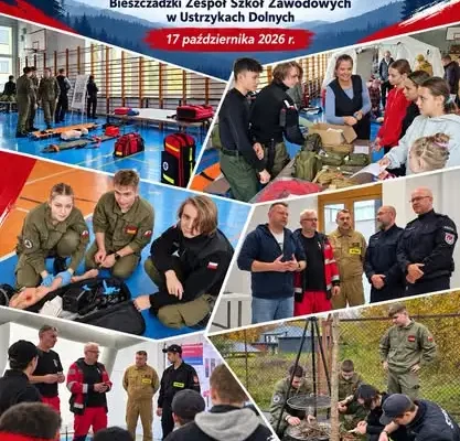 Bieszczady: służby ratownicze i młodzież połączyły siły w Ustrzykach Dolnych