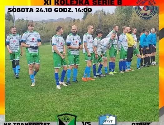 Transprzęt Czerteż podejmie Otryt Lutowiska w XI kolejce Serie B